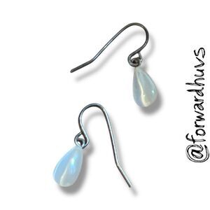 Bundle Sale 3 for $15 | Iridescent Teardrop Dangle Earrings